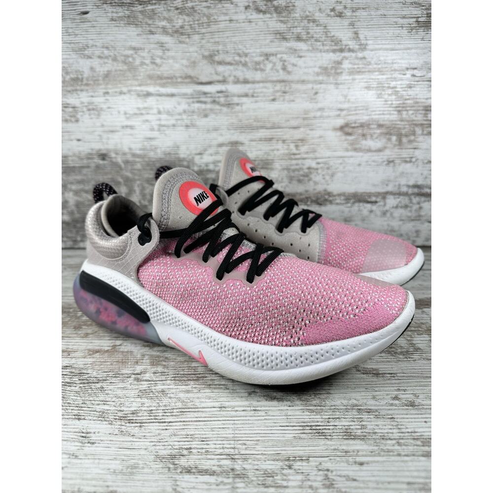 Women's Nike Joyride Flyknit Pink/Platinum Training Shoes Sz 9 Athletic Gym EUC!